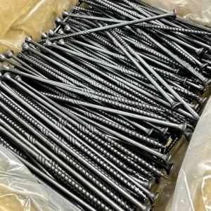 xr black structural timber screws double countersunk flat head carton with open lid